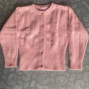 Izod Dusty Pink Button-Up Cardigan girls‎ 3T